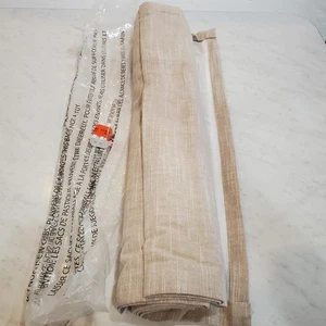 Caja abierta Pottery Barn lino esmerilado avena tono romano apagón 26"x64" - Imagen 1 de 7
