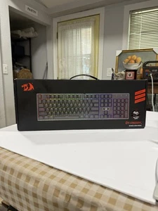 Redragon Devarajas K556 RGB LED Backlit Wired Mechanical Gaming Keyboard - Black - Picture 1 of 22
