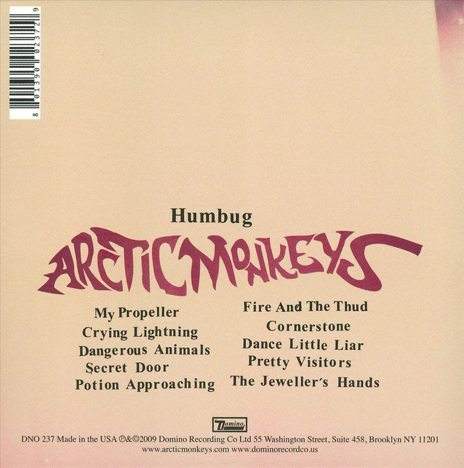 ARCTIC ОБЕЗЬЯН - HUMBUG [DIGIPAK] НОВЫЙ КОМПАКТ-ДИСК - Изображение 1 из 1