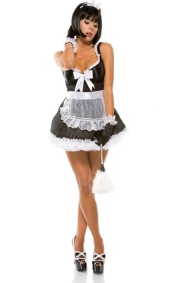 Adult Domesticated Delight French Maid Costume  French Maid & Nurse Costumes  - Image 1 of 3
