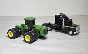 ERTL John Deere 9400 4WD Tractor & Grain Semi Truck 1:64 Scale Lot of 2 Diecast - Picture 1 of 14
