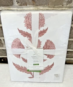 Pottery Barn Annelyse Floral Duvet Cover Full QUEEN Size Annalyse Blush Pink NEW - Picture 1 of 4