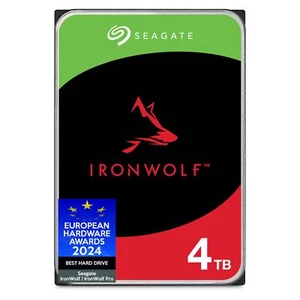 Seagate Ironwolf 4Tb Nas Internal Hard Drive Cmr 3.5 Inch Sata 6Gb/s 5 Personal  - Picture 1 of 2