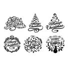 Merry Christmas Silicone Clear Stamp for Handmade Christmas Invitation Cards