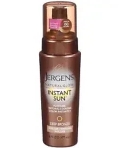 Jergens Natural Glow Instant Sun Sunless Tanning Mousse for Body, Deep Bronze... - Picture 1 of 14