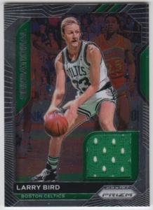 2020-21 Panini Prizm Larry Bird Sensational Swatches Game Used Jersey SSW-LAB - Picture 1 of 4