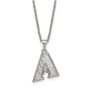 Arizona Diamondbacks Letter A Pendant 18 inch MLB Necklace ST516DIA $57.90 - Picture 1 of 2