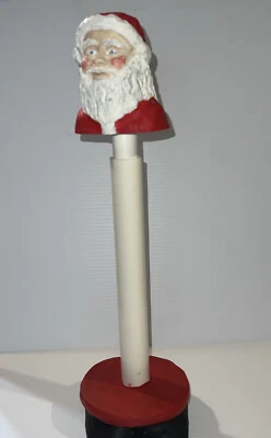 Toallero de papel Papá Noel vintage mostrador de pie Navidad Invierno Tierra Foto 1 de 4