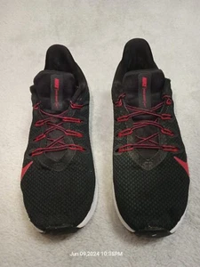 Nike Quest 2 Sneakers Black/White/Red CI3787 001 Men’s Size 14 Shoes - Picture 1 of 9