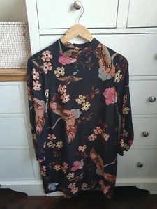 Zara Floral Dress Size XS RRP £45 - Picture 1 of 4