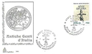 ITALIA REP. - 1994 - Mostra archeologica "Antiche genti d'Italia" su FDC Capit. - Bild 1 von 1