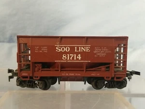 Vintage HO Scale AHM 5273-C SOO Line 81714 Ore Car - Picture 1 of 6