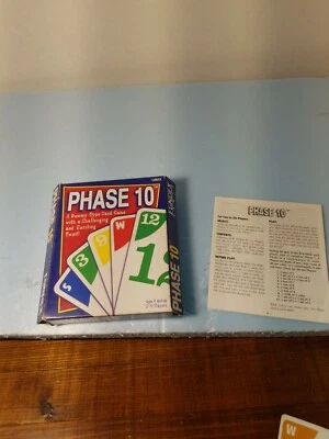 Phase 10 Card Game - A Rummy Type Card Game with a Challenging & Exciting Twist! - Image 1 of 4