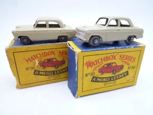 VINTAGE MOKO LESNEY No.30a FORD PREFECT PAIR IN ORIGINAL BOXES 1956 - Picture 1 of 6
