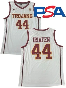 Kiki Iriafen Signed Autograph USC Trojans “FIGHT ON!” #44 Jersey PSA AUTO WNBA - Picture 1 of 3