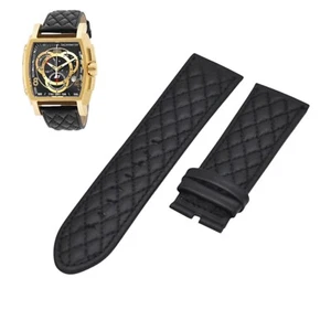 Correa de reloj de cuero negro 26 mm para Invicta S1 Rally 15796 - Imagen 1 de 7