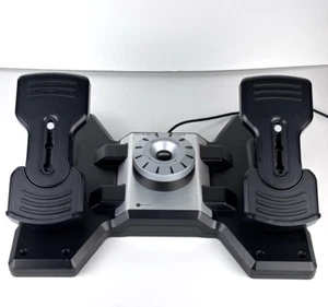Saitek Pro Flight Rudder Pedals PZ35 Flight Simulator USB - Picture 1 of 15