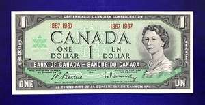1967 CANADA - 1 DOLLAR (COMM.) - GEM UNC - EZSU1 - Picture 1 of 2
