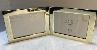 Marco de fotos doble tono plateado - diseños rectangulares MCS Foto 1 de 4