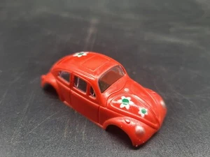 AURORA RARE CLASSIC VINTAGE RED VW BEETLE BODY ONLY. Slot Car Body - Picture 1 of 6
