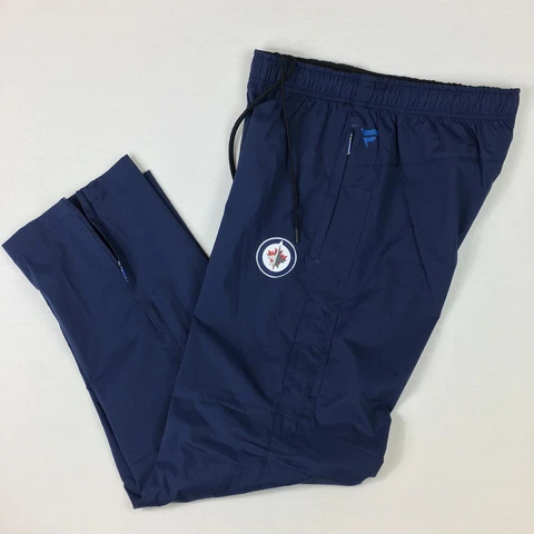 Fanatics Winnipeg Jets NHL Hockey Pro Rink Warm-Up Pants Navy Men’s Size XL Cover