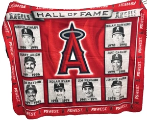 Los Angeles Angels Fleece Überwurf ~ Hall of Fame - Carew Ryan Baylor Grich - SGA 50"×60" - Bild 1 von 8
