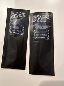 Davines Heart of Glass Shampoo & Conditioner for Blondes Sample Packets Set 12mL - Picture 1 of 2