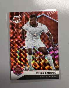 2021-22 Panini Mosaic Qatar World Cup Breel Embolo Switzerland Red Prizm - Picture 1 of 1