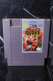 Bad Dudes Nintendo NES Video Game Authentic Cartridge Only Tested Works
