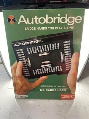 Grimaud Autobridge - For All Players, Play Bridge By Yourself NOS NEW VTG NIB - Image 1 of 4
