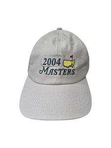 Vintage 2004 Masters Beige Golf Hat by American Needle New With Tags Adjustable - Picture 1 of 11