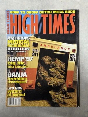High Times Magazine April 1997 #260 – Medical Marijuana Rebellion, Hemp ’97. Foto 1 de 3