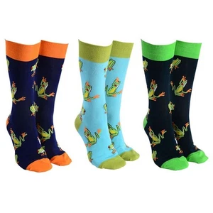Sock Society Novelty Socks Unisex One Size Aussie Frogs (1 Pair) 39464 - Picture 1 of 4