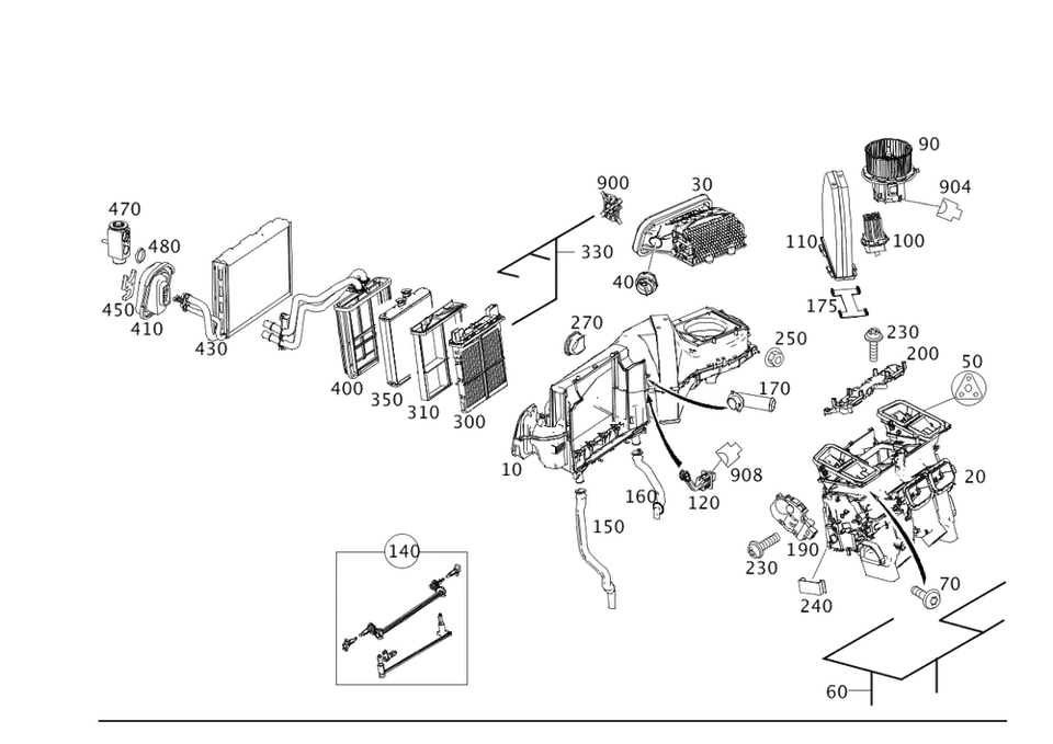 Soplador radial original Mercedes-Benz 212-820-07-08 Foto 1 de 1