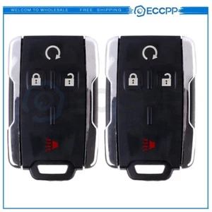 Qty(2) key fob transmitter M3N32337100 For 2014 Chevrolet keyless entry remote - Picture 1 of 8