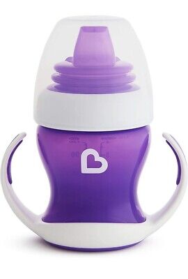 Primera Taza Suave A Prueba De Derrames Munchkin 118 Ml Libre De BPA 4 M + Púrpura • 11.28€