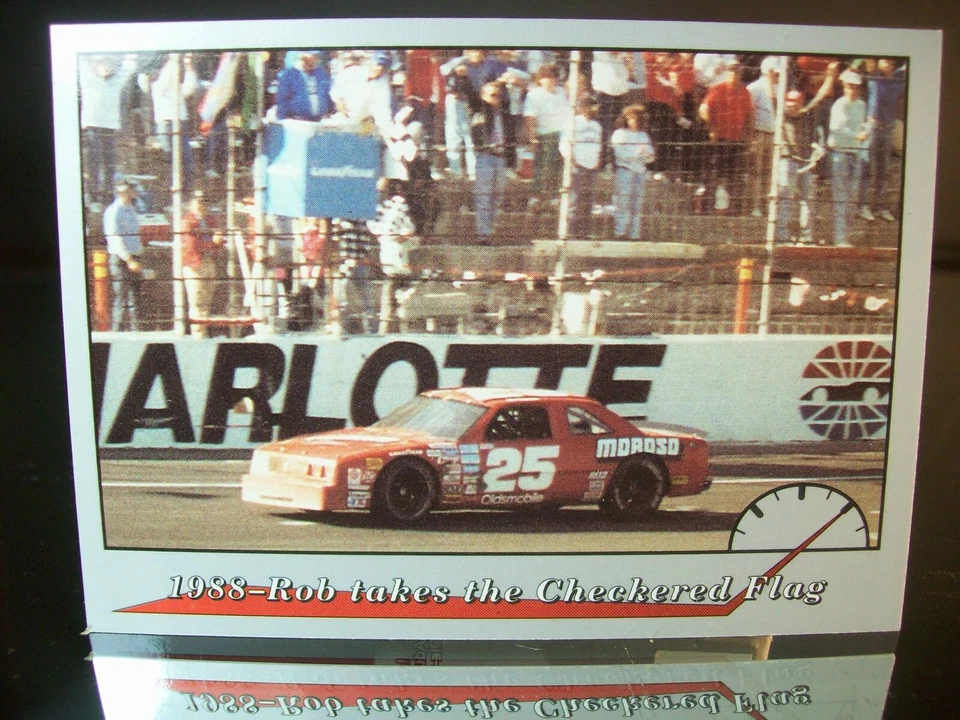 Rob Moroso #25 Moroso Racing 1992 Card #12 My Life In Racing Redline Racing - Image 1 of 1