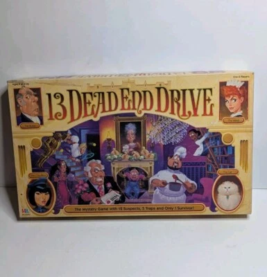 VINTAGE 13 Dead End Drive 100% Complete- Milton Bradley 1993 Board Game - Image 1 of 4