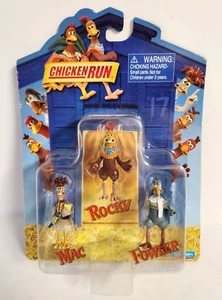 Chicken Run Rocky Mac Fowler Mini Figure 3 Pack 2000 Playmates 40201 Vintage New - Picture 1 of 5