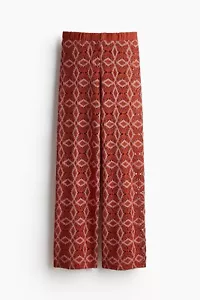 new H&M HM h m x THE WHITE LOTUS crochet Pants extra small xs 6 8 orange - Picture 1 of 2