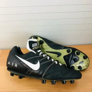 1996 Nike Air Brasilia Sg 117160-011  Vintage Soccer Cleats Leather Mens Sz:12.5 - Picture 1 of 11