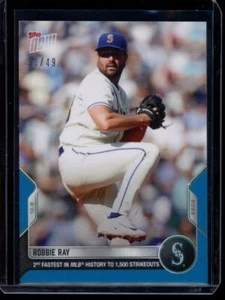 2022 Topps Now #1001 Robbie Ray Blue Parallel Card #d 30/49 - Picture 1 of 2
