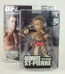 Signed UFC Ultimate Collector Series 1 Georges St Pierre Action Figure (Round 5) - Picture 1 of 10