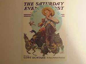 The Saturday Evening Post April 16 1927 (REPRINT) Norman Rockwell (COVER ONLY) - Picture 1 of 1