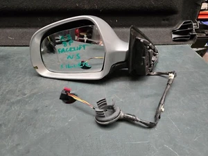 ESPEJO RETROVISOR PUERTA ALA NS LADO PASAJERO PLATEADO AUDI A3 8P FACELIFT 2008-2012 - Imagen 1 de 3