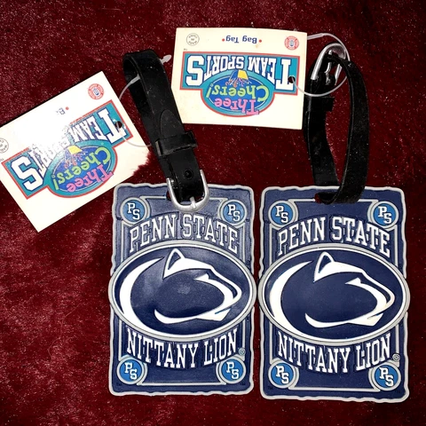 2PC Penn State Nittany Lions Soft Luggage/Bag Tag Cover