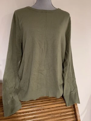 Suéter Pullover Style & Co Para Mujer Verde Oliva Talla XXL Minorista $39.50 Foto 1 de 4