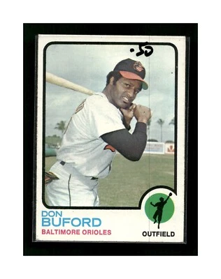 Don Buford 1973 Topps 183 Baltimore Orioles Baseball Card - Image 1 of 4