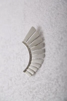 ASOS ear Piece Ohr Clip Festival Ethno Metall Silber  - Bild 1 von 3