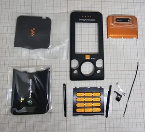 Original SonyEricsson W580i Walkman Cover mix Black NEW RARE - Picture 1 of 2